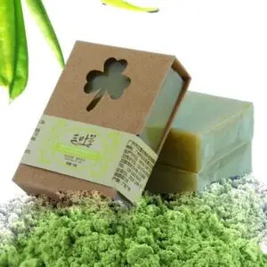 Organic Handmade Matcha Green Tea Powder Soap